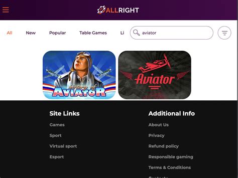 aviator allright|AllRight Aviator Game .